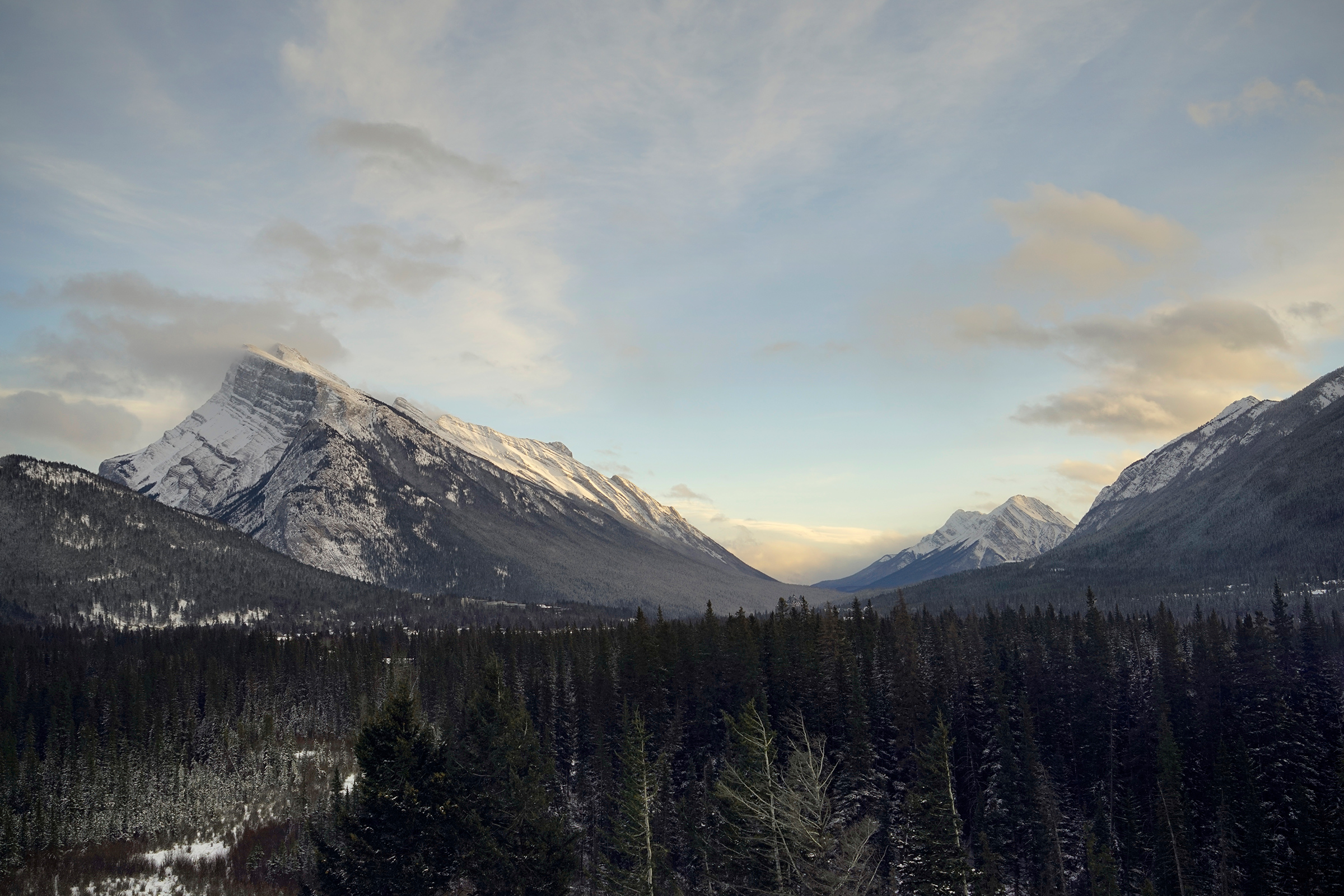 Mt. Rundle from Juniper Hotel
