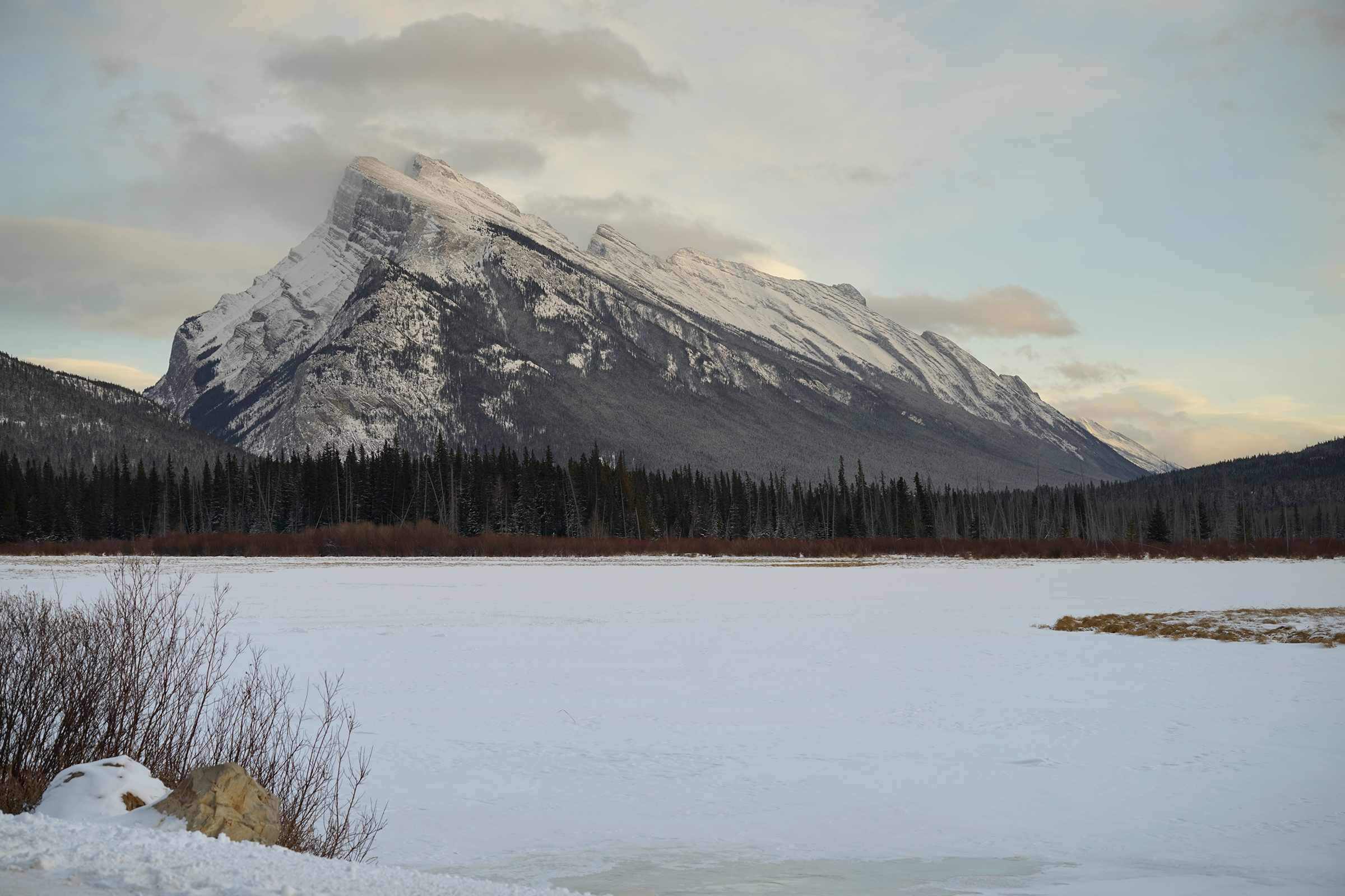 Mt. Rundle and Vermillion Lakes