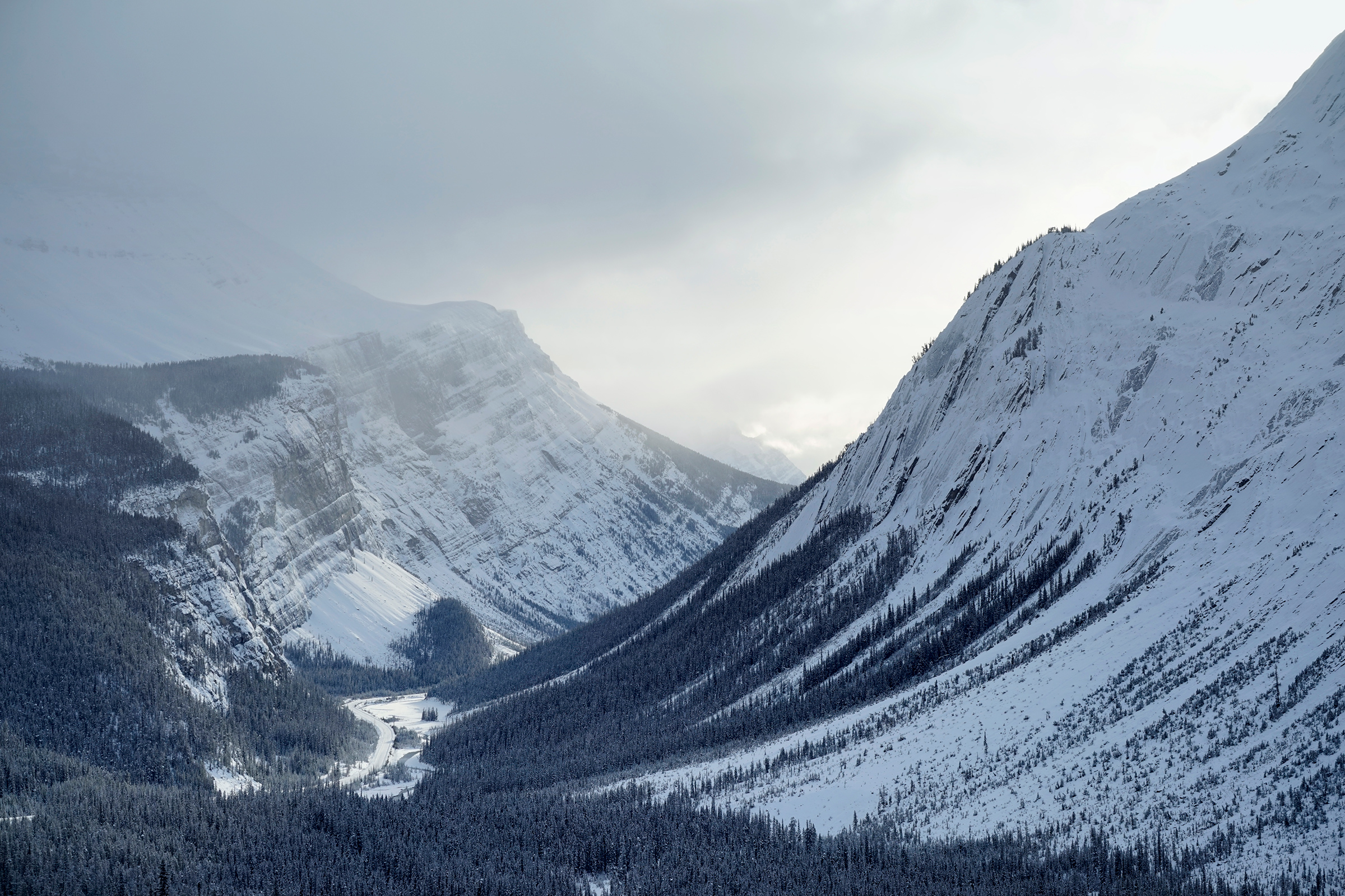 Big Hill and Big Bend, Icefields Parkway