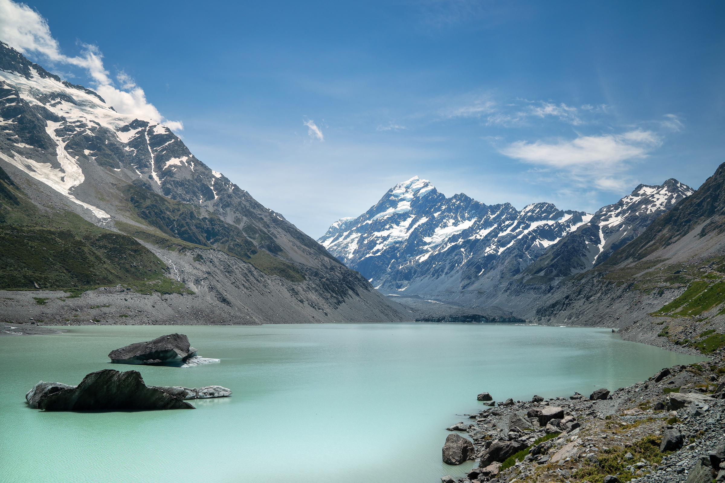 Hooker Lake and Mt. Cook
